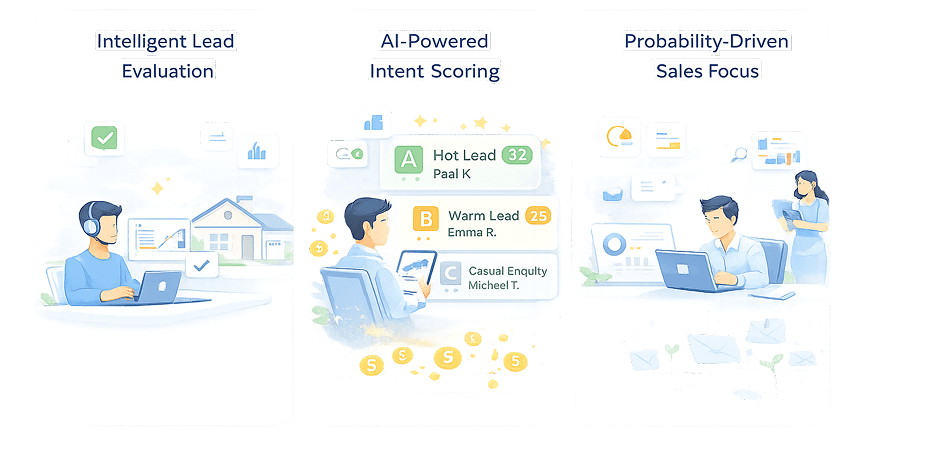 AI based lead scoring