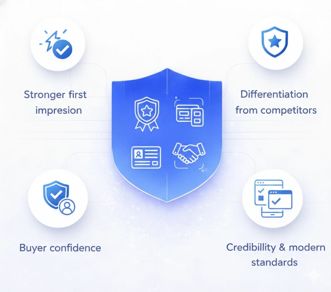 Professional, Tech Forward Brand Image