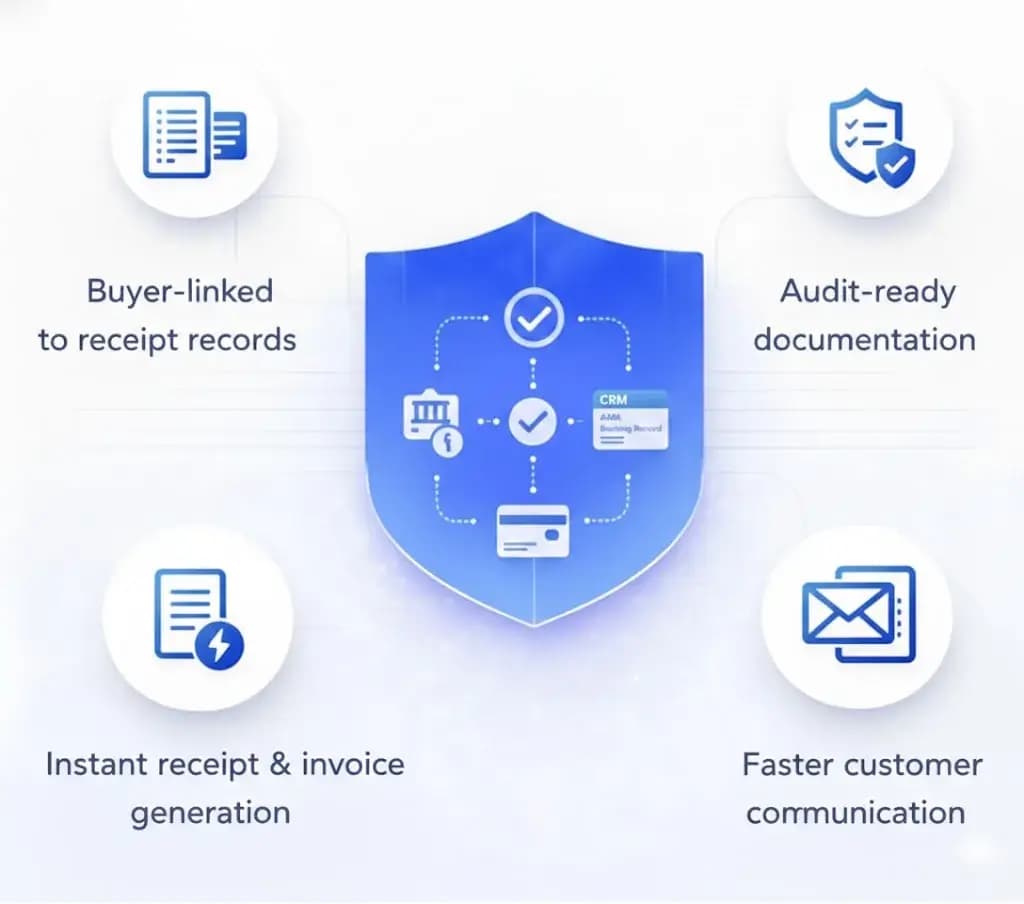 Automated Receipts & Invoicing