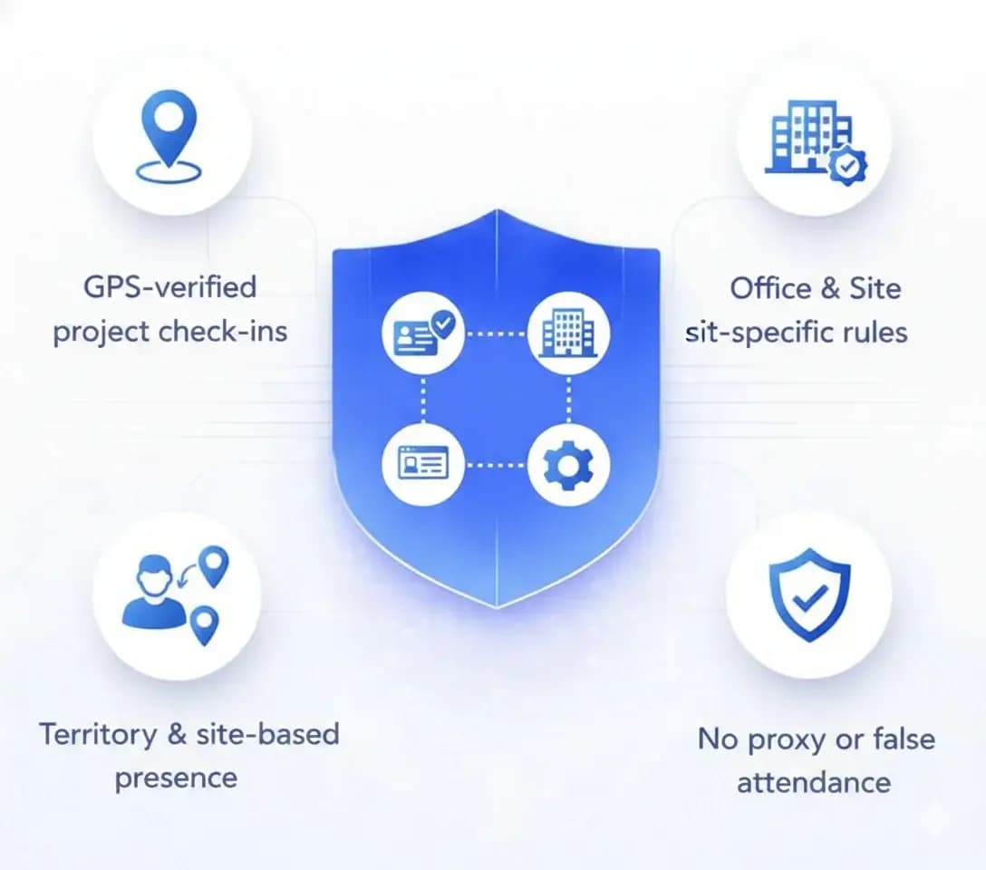  Project & Site Based Attendance Verification