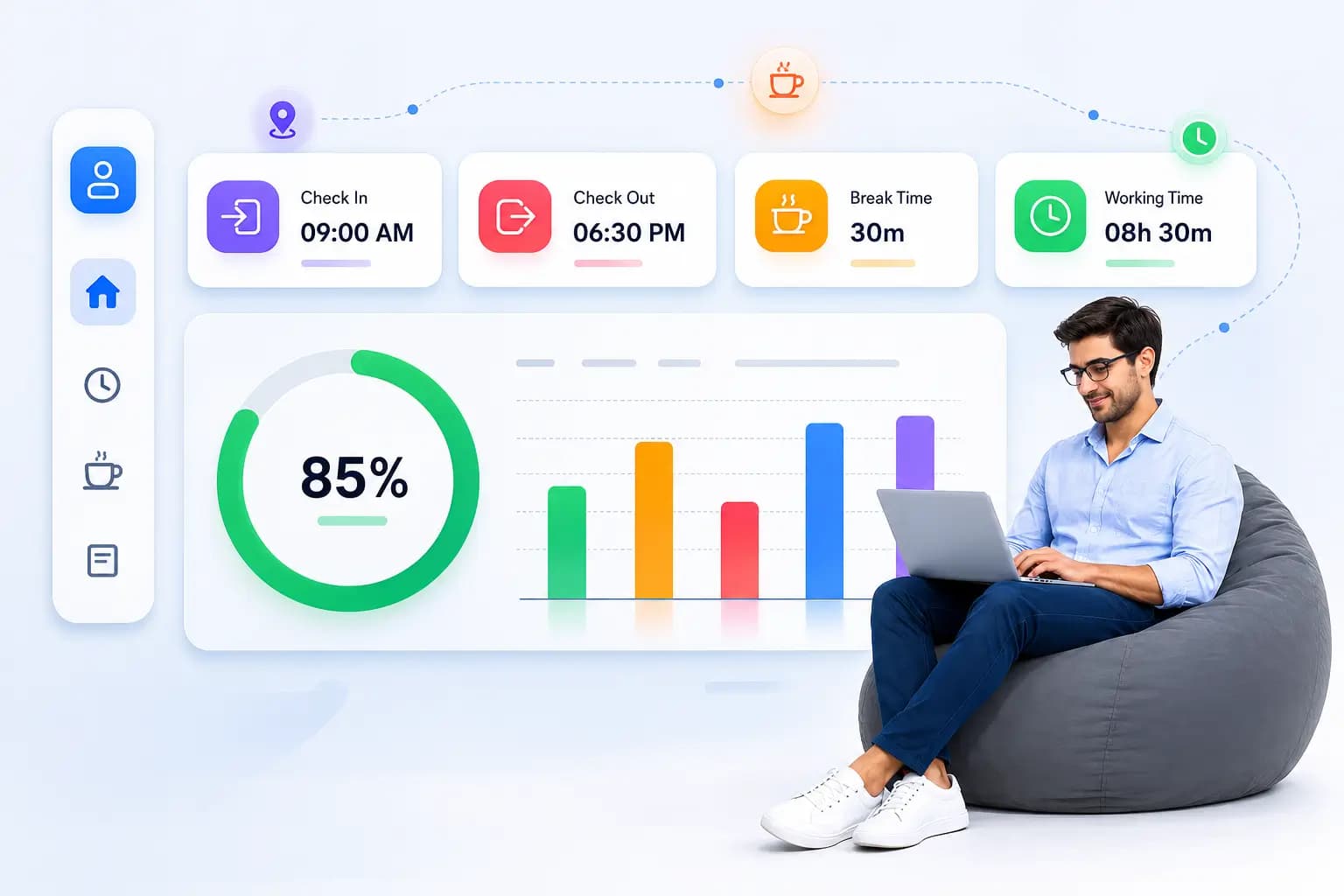 Smart Check-In Attendance Tracking Preview