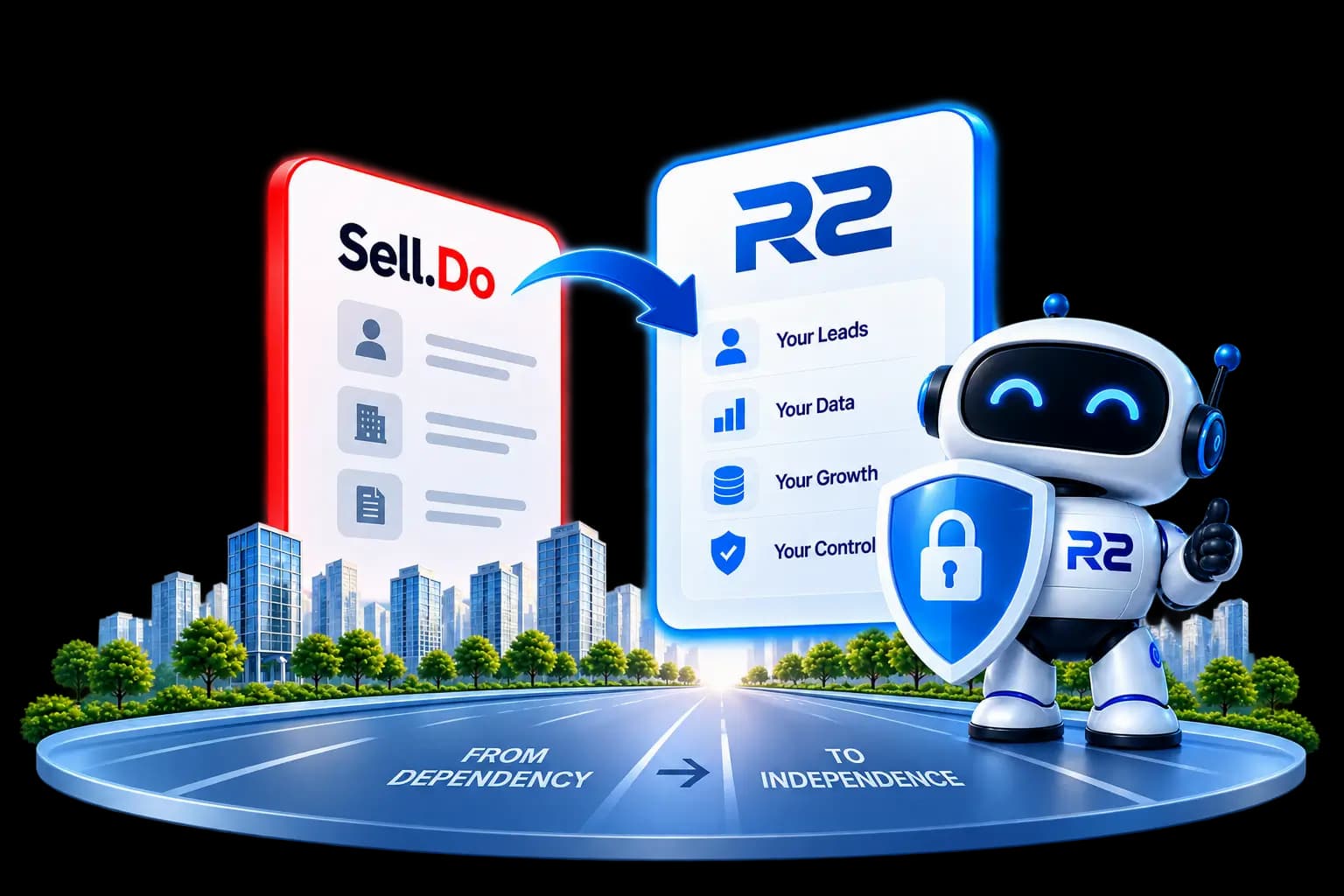 Migrate from Sell.Do to R2 - Same Data. Bigger Possibilities.