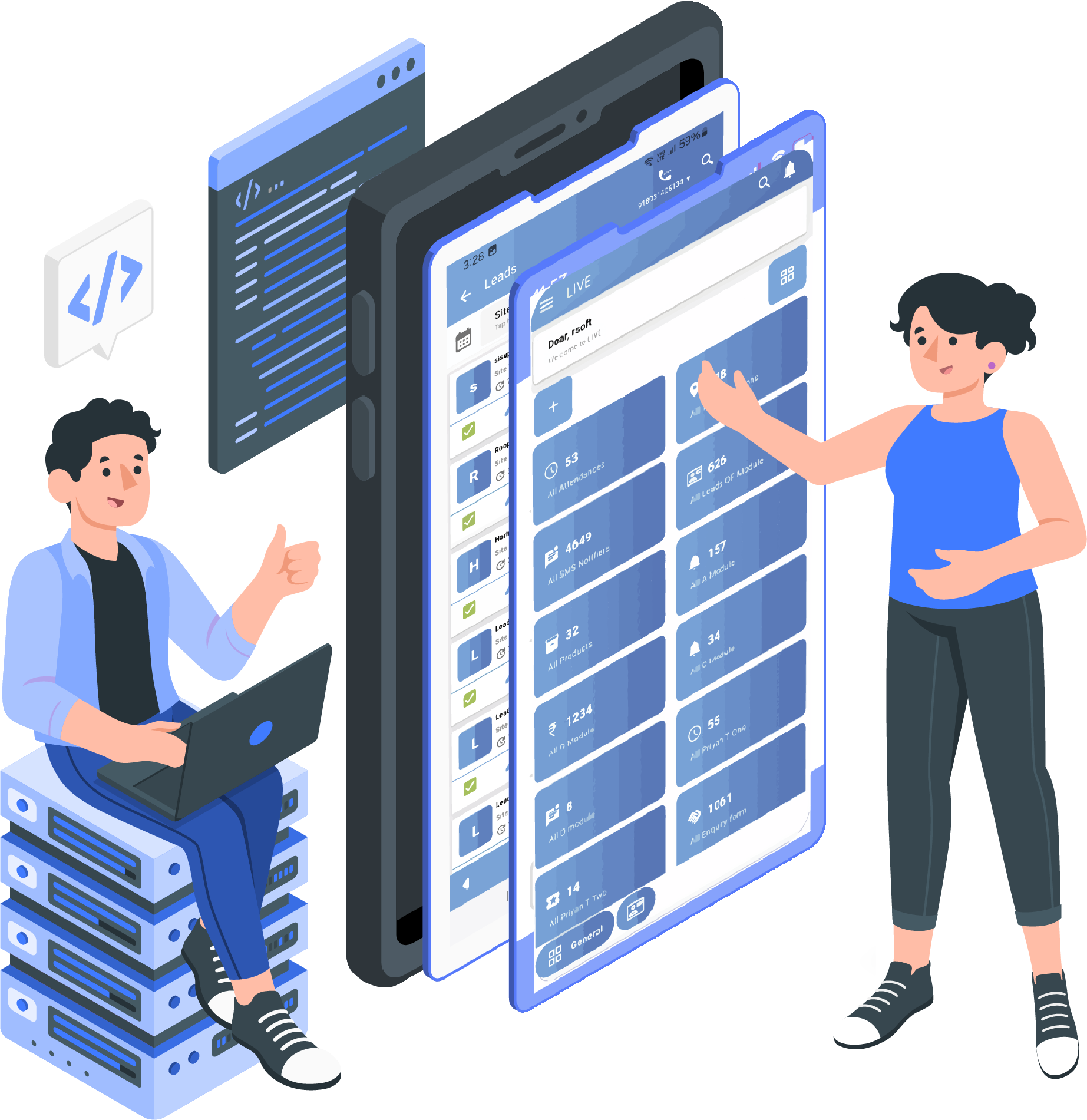 CRM-based customer support system