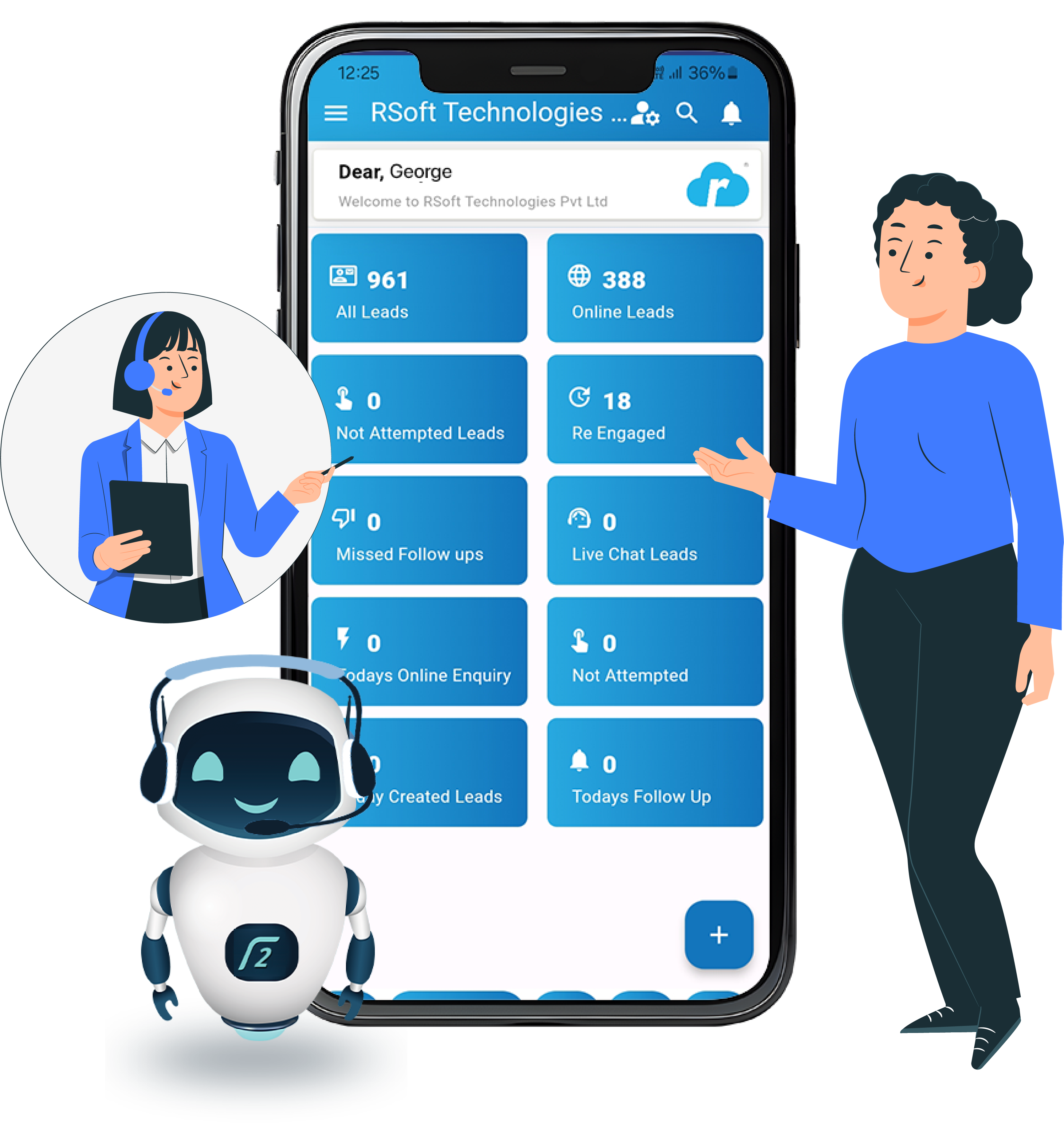 CRM-based customer support system